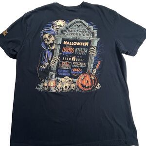 Universal Studios Halloween Horror Nights Shirt Mens XLBlack 2022 T Shirt Scary